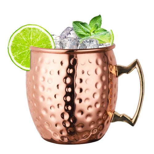 Hammered Copper Moscow Mule Mug