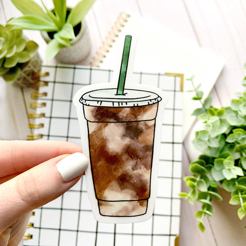 Iced Coffee Sticker 