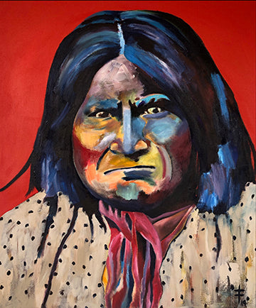 ArtbyFish | Geronimo - Stretched Canvas